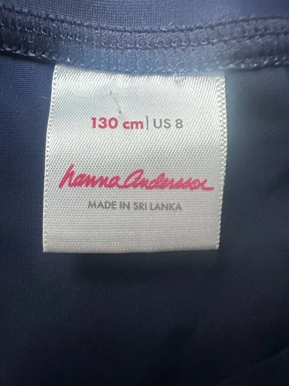 Hanna Andersson Boys Blue Short Sleeve Rash Guard Swim Shirt Size‎ 8